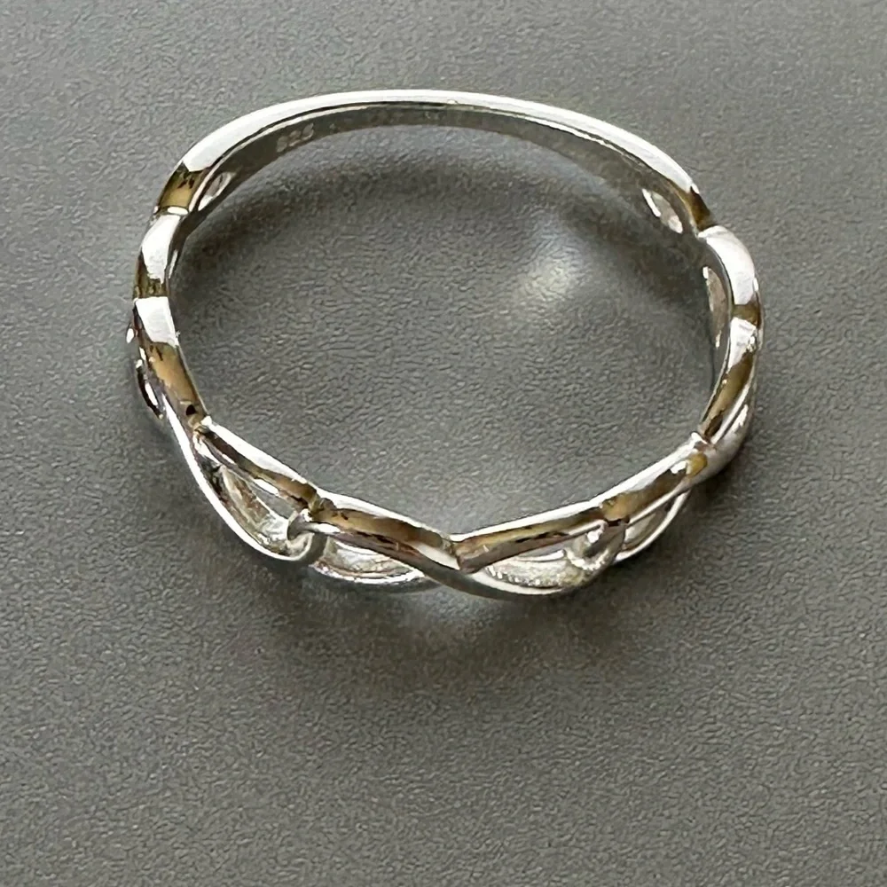 Sterling Silver Dainty Infinity Ring